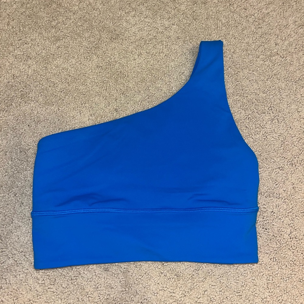 Lululemon one shoulder align bra poolside